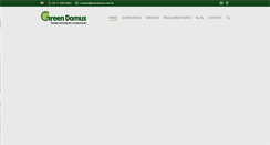 Desktop Screenshot of greendomus.com.br